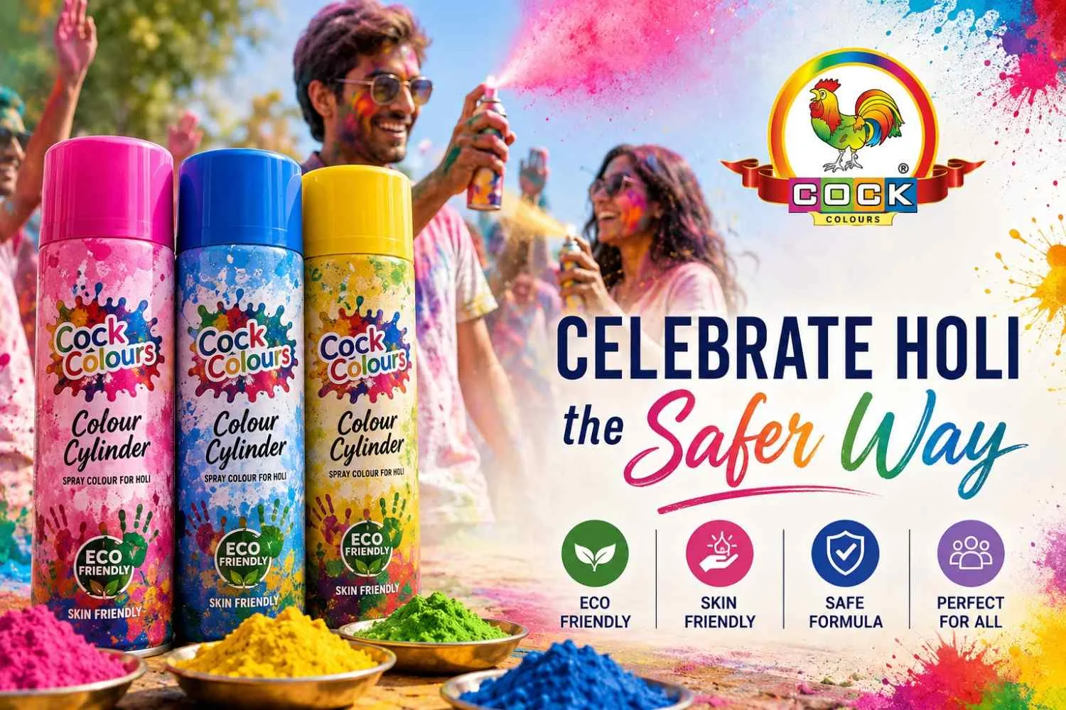 Colour Cylinder for Holi: Safe & Eco-Friendly