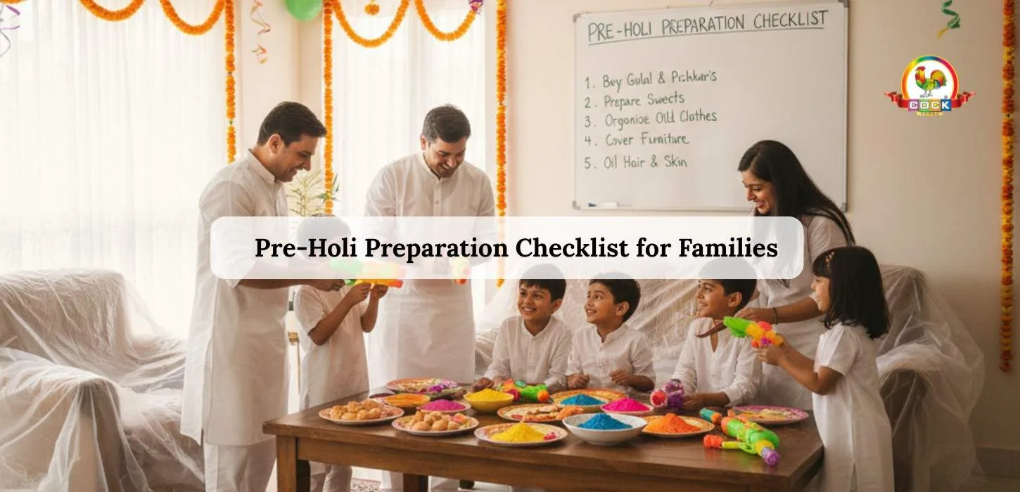 Pre-Holi Preparation Checklist for Families