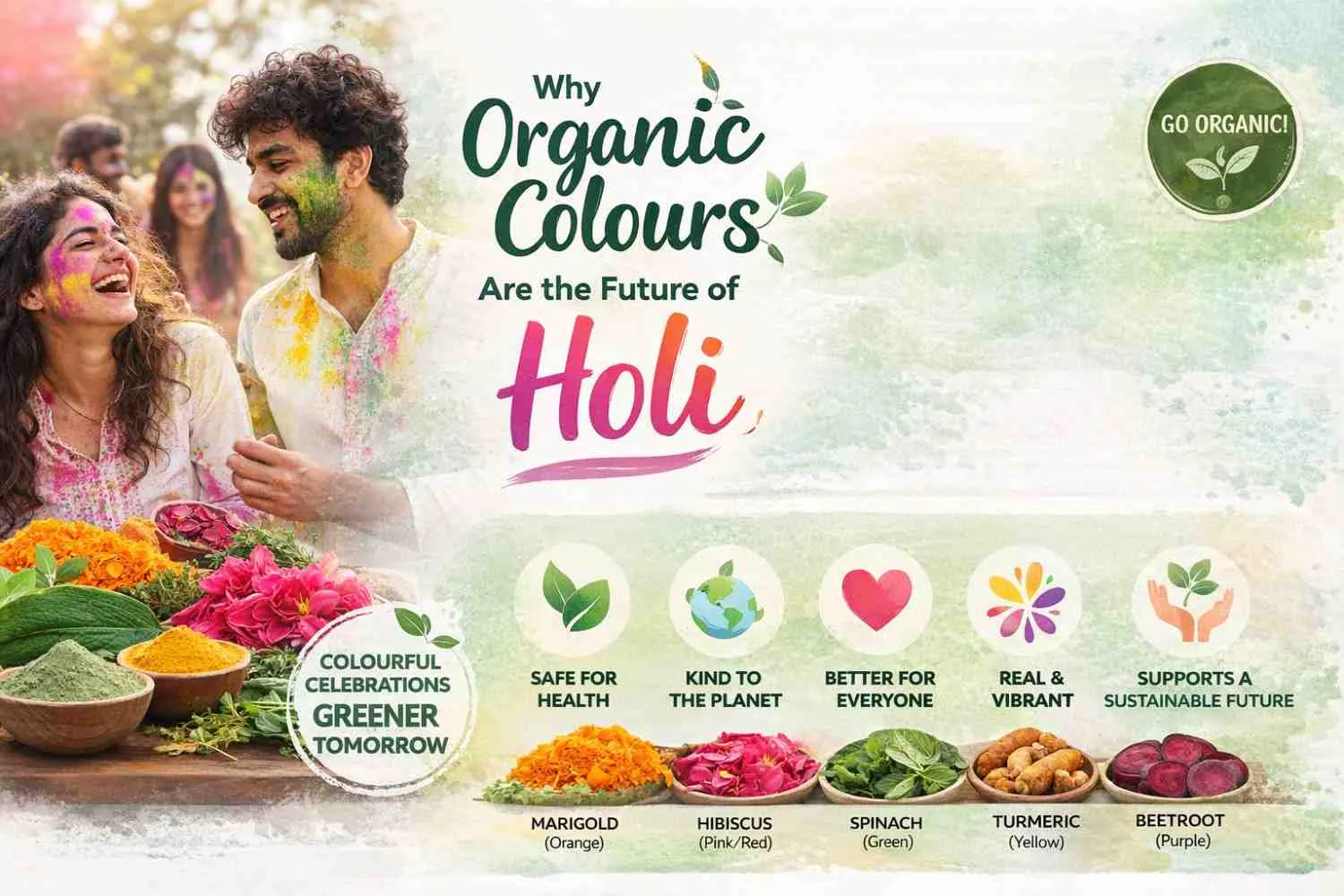 Why Organic Colours Are the Future of Holi