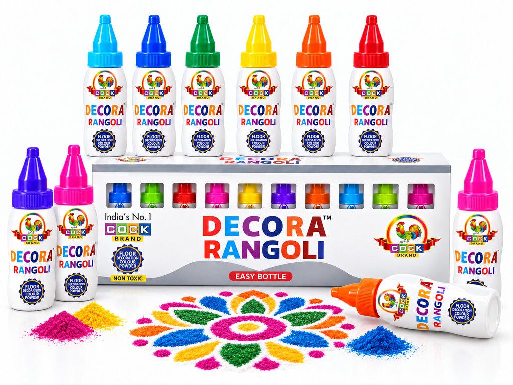 Murga Decora Rangoli Easy Bottle 10 Pcs