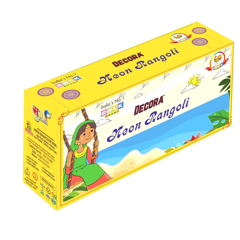 Rangoli Neon 10 Pcs